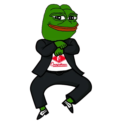 🕺 Стикер «Red-White Pepe» для Telegram