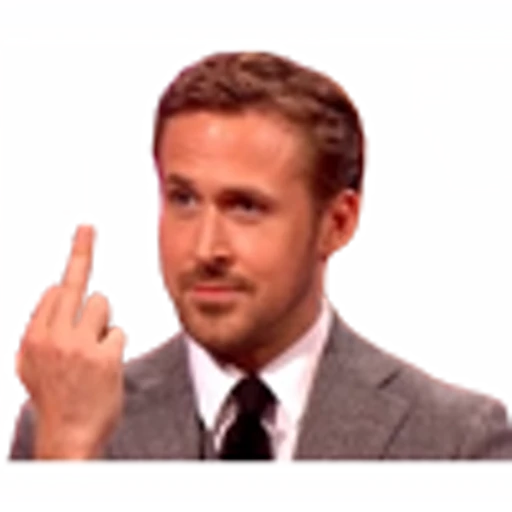 🖕 Эмодзи «Ryan Gosling Emoji» для Telegram
