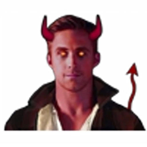 😈 Эмодзи «Ryan Gosling Emoji» для Telegram