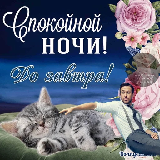 😴 Стикер «добрый Гослинг» для Telegram