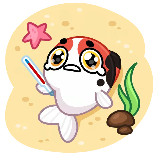 🤩 Эмодзи «Рыба Кои» для Telegram