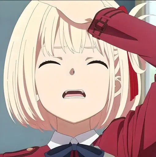 😞 Стикер «Lycoris Recoil» для Telegram