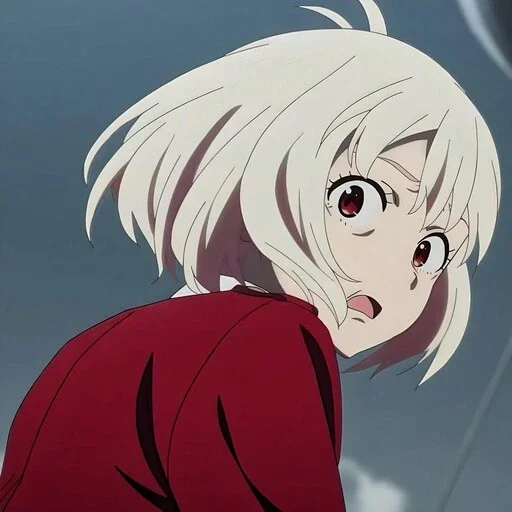 😰 Стикер «Lycoris Recoil» для Telegram