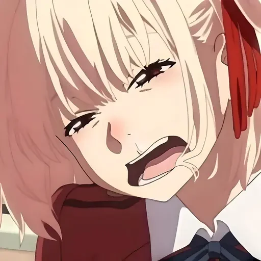 😭 Стикер «Lycoris Recoil» для Telegram