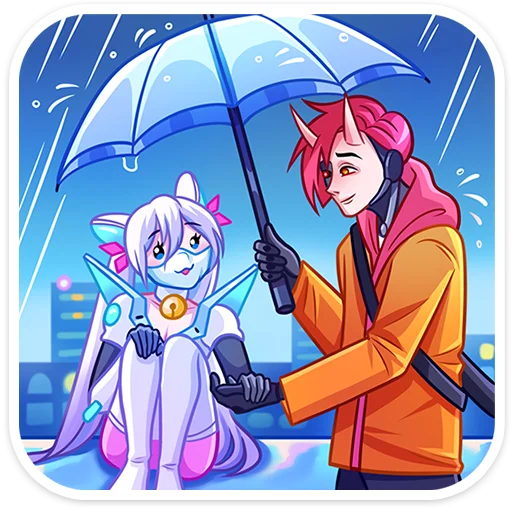 🌟 Стикер «Рюдзи без надписей» для Telegram