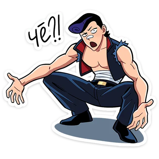🤔 Стикер «Реко и Кента» для Telegram