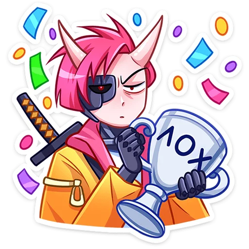 🌟 Стикер «Рюдзи» для Telegram