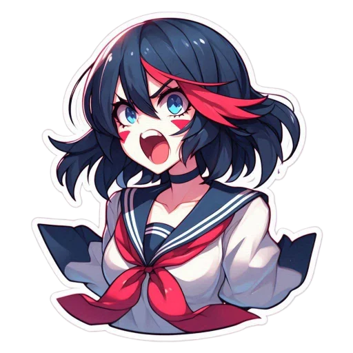 😠 Стикер «Ryuko Matoi» для Telegram