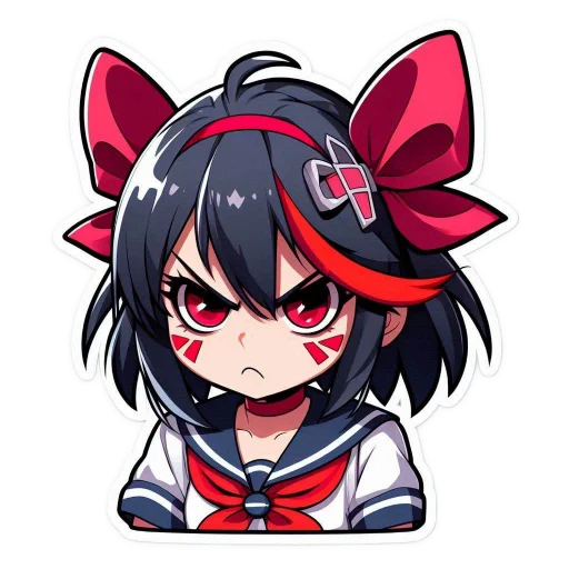 😡 Стикер «Ryuko Matoi» для Telegram