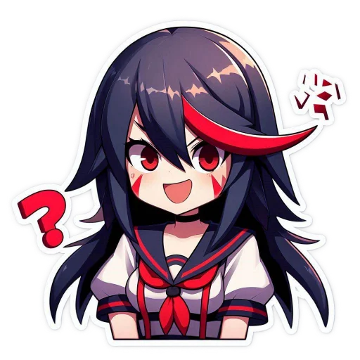 ❓ Стикер «Ryuko Matoi» для Telegram