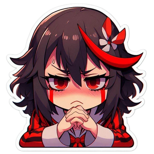 😡 Стикер «Ryuko Matoi» для Telegram