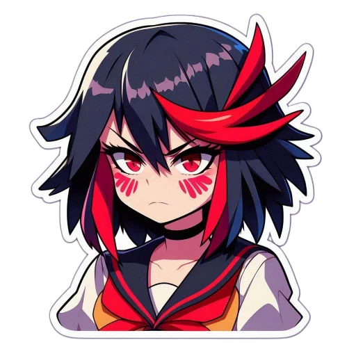 😠 Стикер «Ryuko Matoi» для Telegram