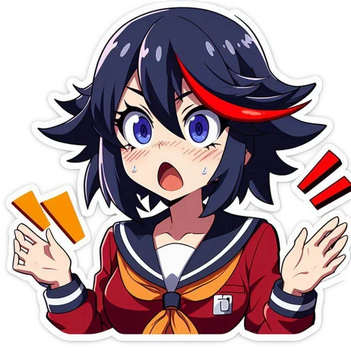 😮 Стикер «Ryuko Matoi» для Telegram