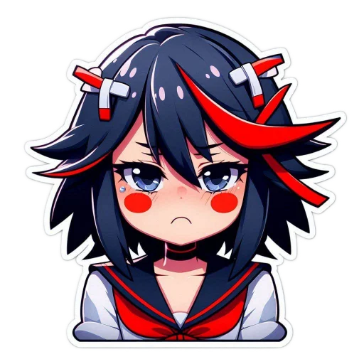 😒 Стикер «Ryuko Matoi» для Telegram