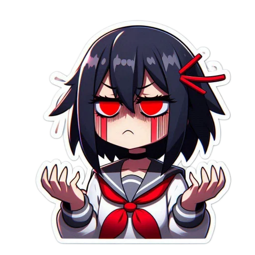 😡 Стикер «Ryuko Matoi» для Telegram