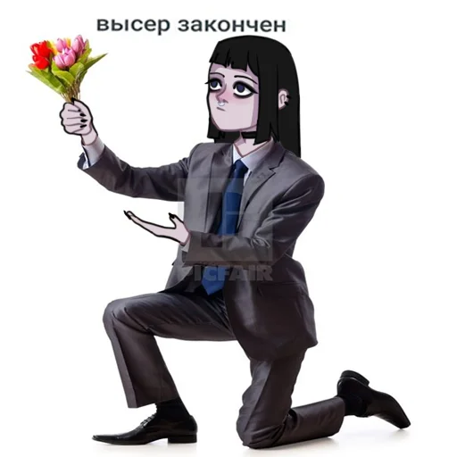 🤗 Стикер «tyan» для Telegram