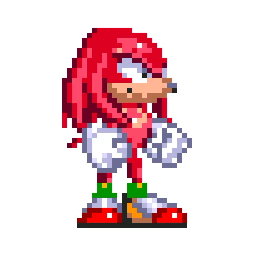 Стикерпак Sonic 3 & Knuckes - Knuckles для Telegram