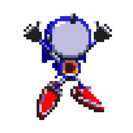 🤖 Стикер «Sonic 3 and Knuckles Metal Sonic» для Telegram