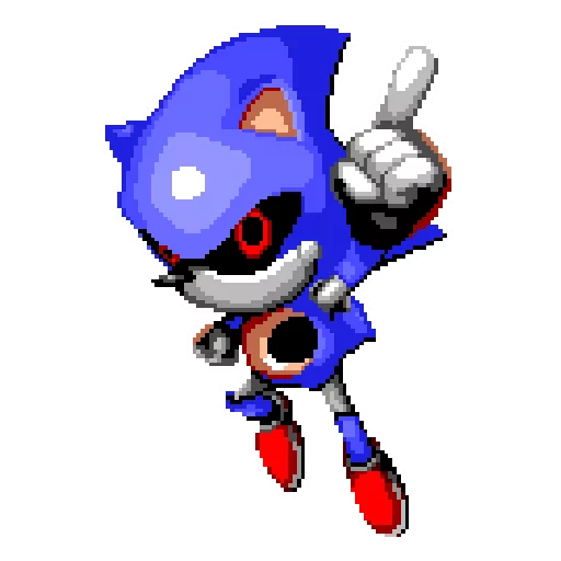 👆 Стикер «Sonic 3 and Knuckles Metal Sonic» для Telegram
