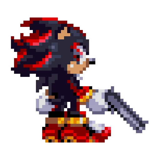 🔫 Стикер «Sonic 3 & Knuckles - Shadow» для Telegram