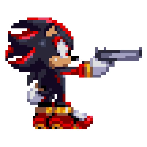 🔫 Стикер «Sonic 3 & Knuckles - Shadow» для Telegram