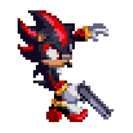 🔫 Стикер «Sonic 3 & Knuckles - Shadow» для Telegram