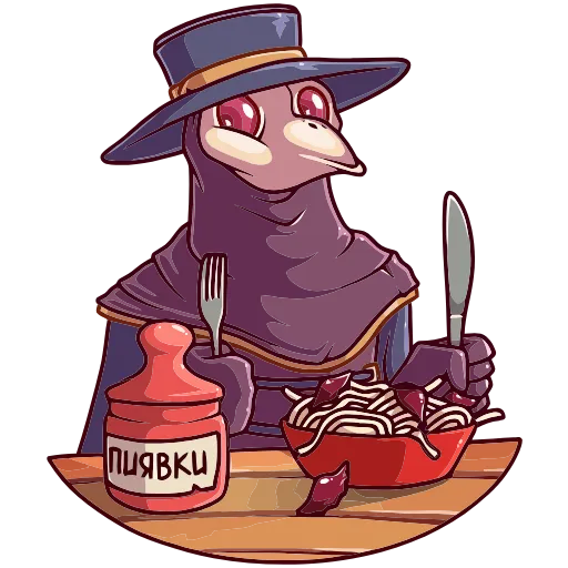 🍽 Эмодзи «Доктор Счастье» для Telegram