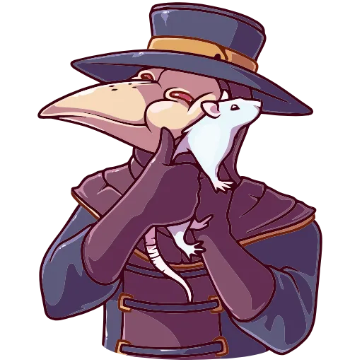 🐁 Эмодзи «Доктор Счастье» для Telegram