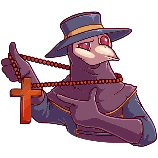✝️ Эмодзи «Доктор Счастье» для Telegram