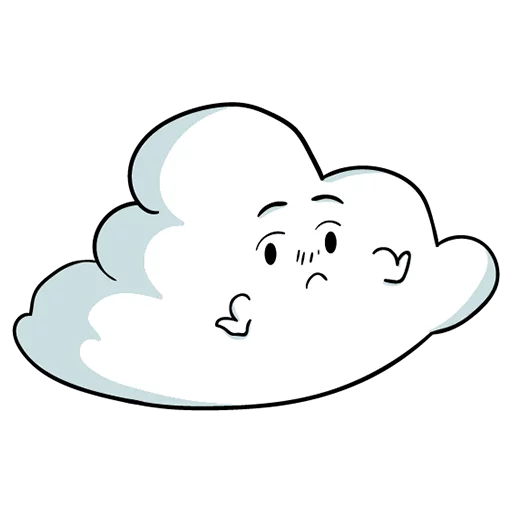 Стикерпак Clouds для Telegram