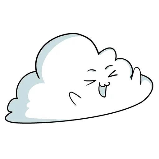 😄 Стикер «Clouds» для Telegram