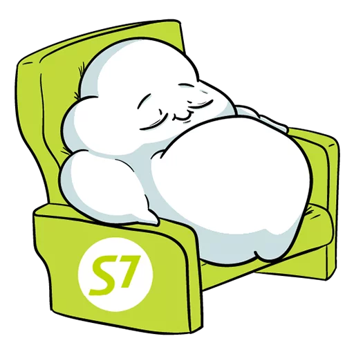 💺 Стикер «Clouds» для Telegram