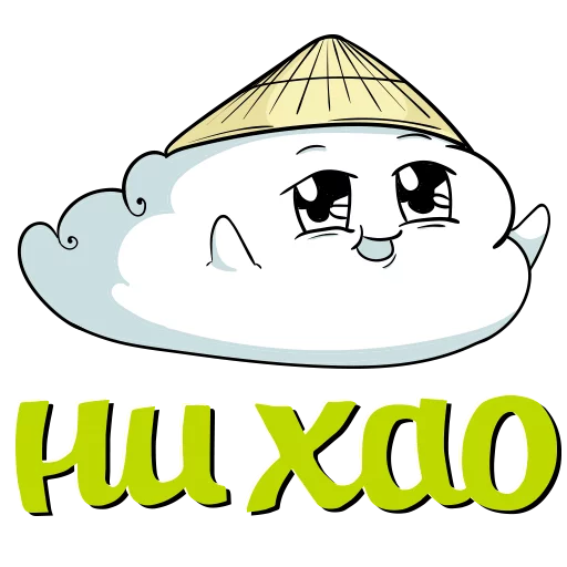 🇨🇳 Стикер «Clouds» для Telegram