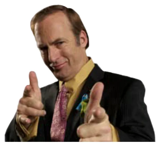 👈 Стикер «Saul Goodman» для Telegram
