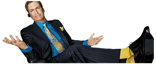 🤷‍♂️ Стикер «Saul Goodman» для Telegram