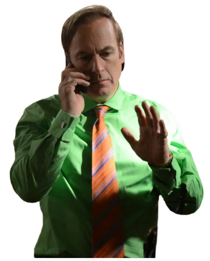 😶 Стикер «Saul Goodman» для Telegram