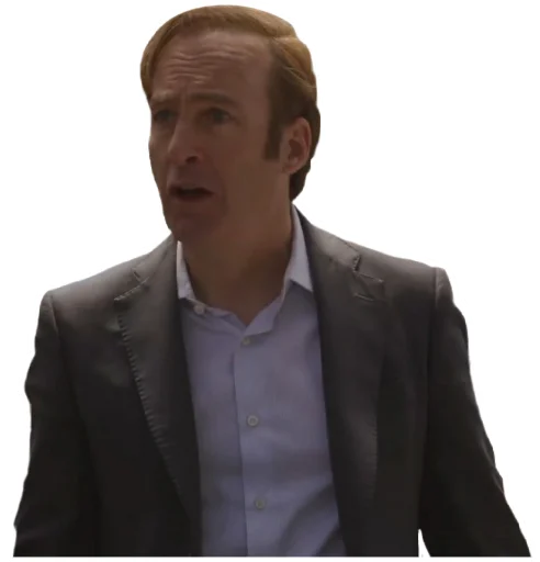 😧 Стикер «Saul Goodman» для Telegram