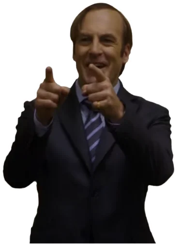 👈 Стикер «Saul Goodman» для Telegram