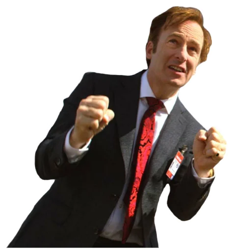 😬 Стикер «Saul Goodman» для Telegram