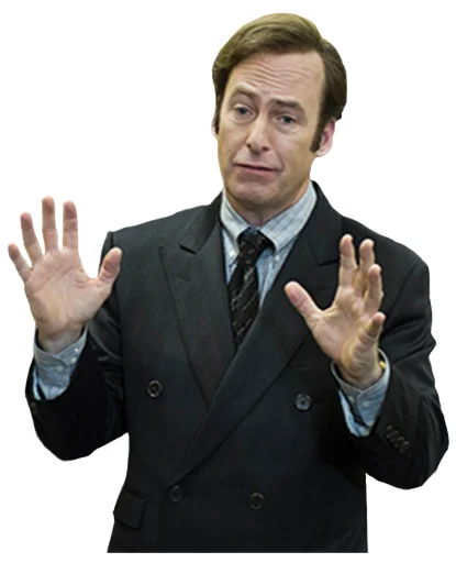✋ Стикер «Saul Goodman» для Telegram