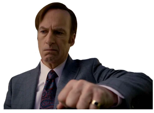 😕 Стикер «Saul Goodman» для Telegram