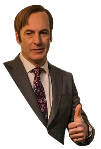 👍 Стикер «Saul Goodman» для Telegram