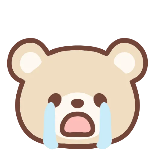 😭 Стикер «pastel bear» для Telegram
