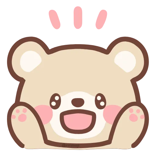 🤩 Стикер «pastel bear» для Telegram
