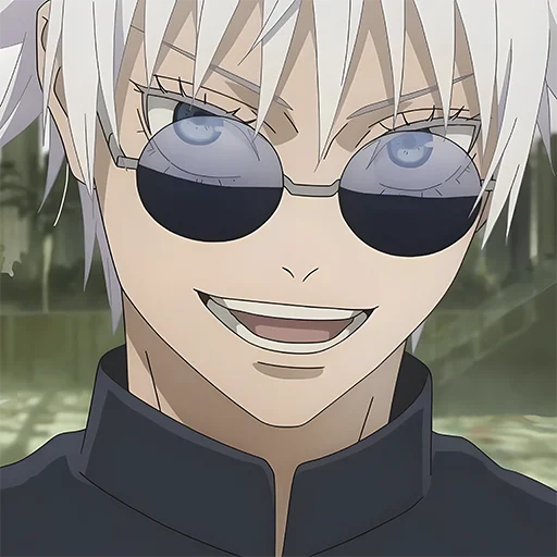😶 Стикер «Satoru Gojo Jujutsu Kaisen» для Telegram