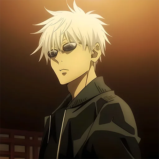 😶 Стикер «Satoru Gojo Jujutsu Kaisen» для Telegram