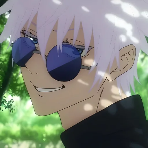 😶 Стикер «Satoru Gojo Jujutsu Kaisen» для Telegram