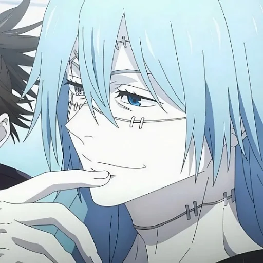 😔 Стикер «Satoru Gojo Jujutsu Kaisen» для Telegram