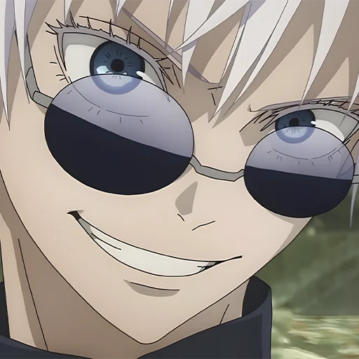😶 Стикер «Satoru Gojo Jujutsu Kaisen» для Telegram