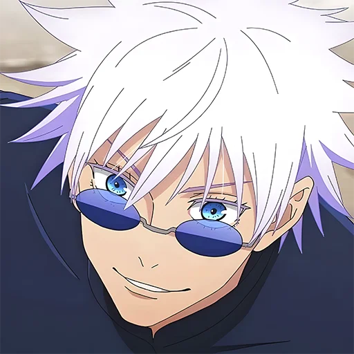 😶 Стикер «Satoru Gojo Jujutsu Kaisen» для Telegram